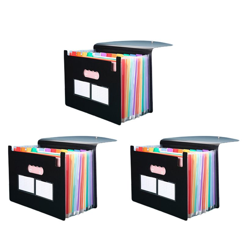 Expandable Accordion File Folder 13 Pockets - Carpeta de Archivos Expandible Superior-3X con