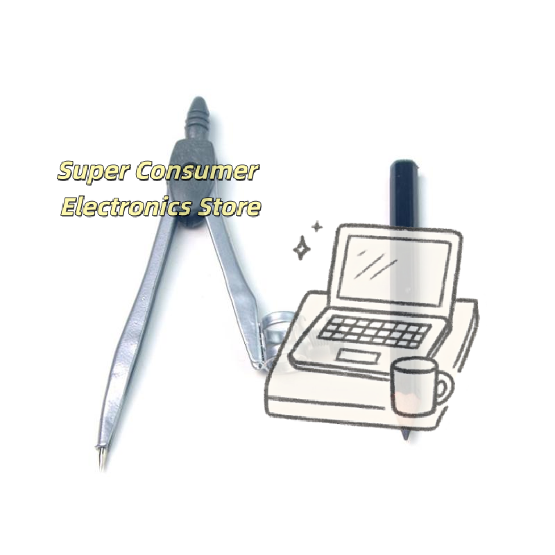 Juego de compases de metal con - Math Geometry Set With Compass reseña y precio