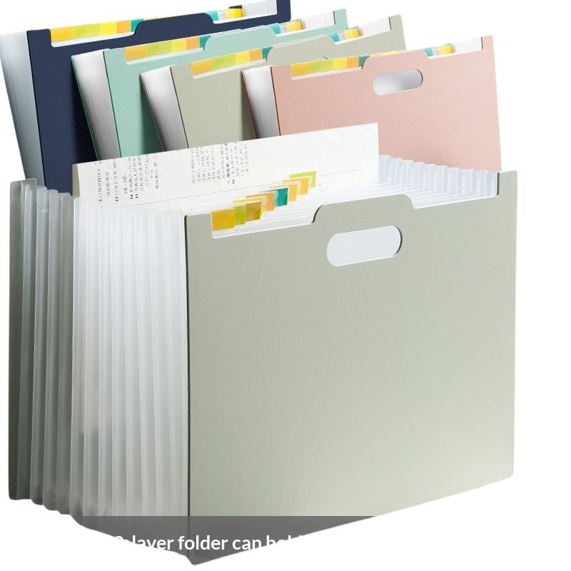 Carpeta de archivo extensible  - Expandable Accordion File Folder 13 Pockets reseña y precio