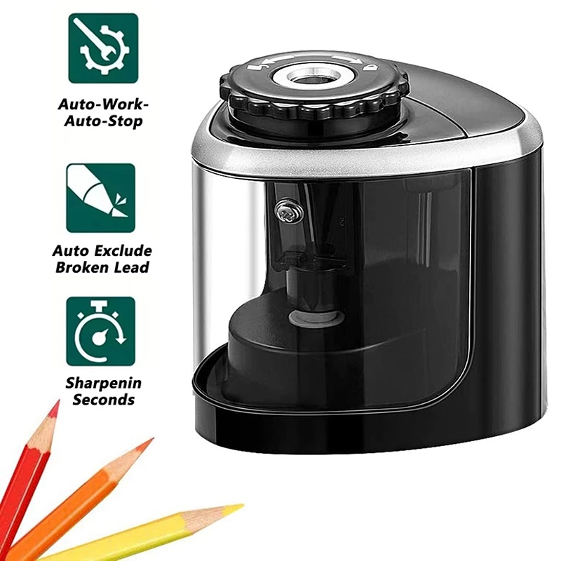 Sacapuntas Automático de Escri - Electric Pencil Sharpener Usb reseña y precio