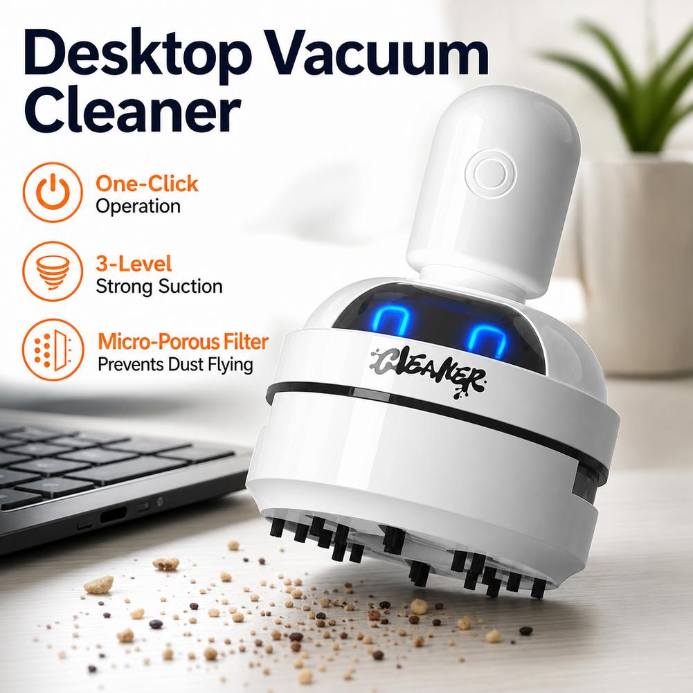 Aspiradora de escritorio, aspi - Mini Desktop Vacuum Cleaner For Eraser Dust reseña y precio