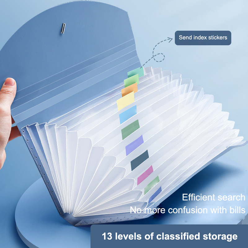 Carpeta de Archivos Expandible - Expandable Accordion File Folder 13 Pockets reseña y precio